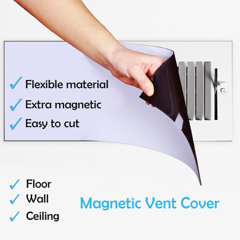 Magnetic Vent Cover, 8 by 15 Inches, Pack of 3
